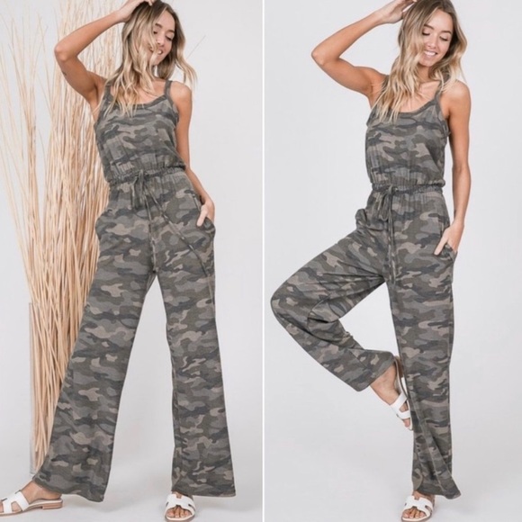 Simply Obsessed With Felicia Pants - ⚫️ CLEARANCE ⚫️ Camouflage Jumpsuit
